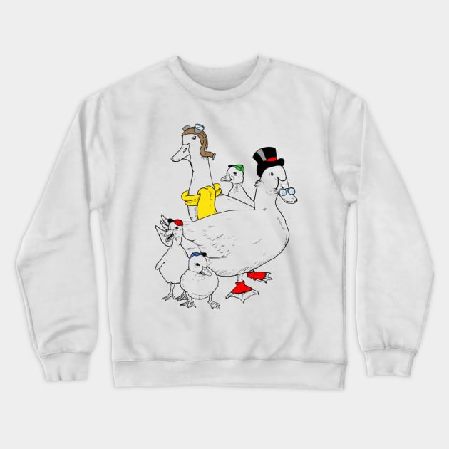 Duck Blur Crewneck Sweatshirt by SomeGuero